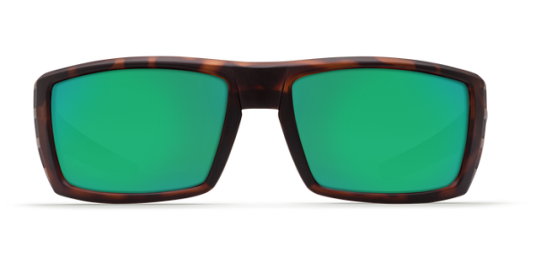 Shop Costa Del Mar Polycarbonate Lens Sunglasses Online Costa Rafael For Sale Costa Del Mar Rafael Polarized Sunglasses Matte Retro Tortoise Green Mirror Poly Front